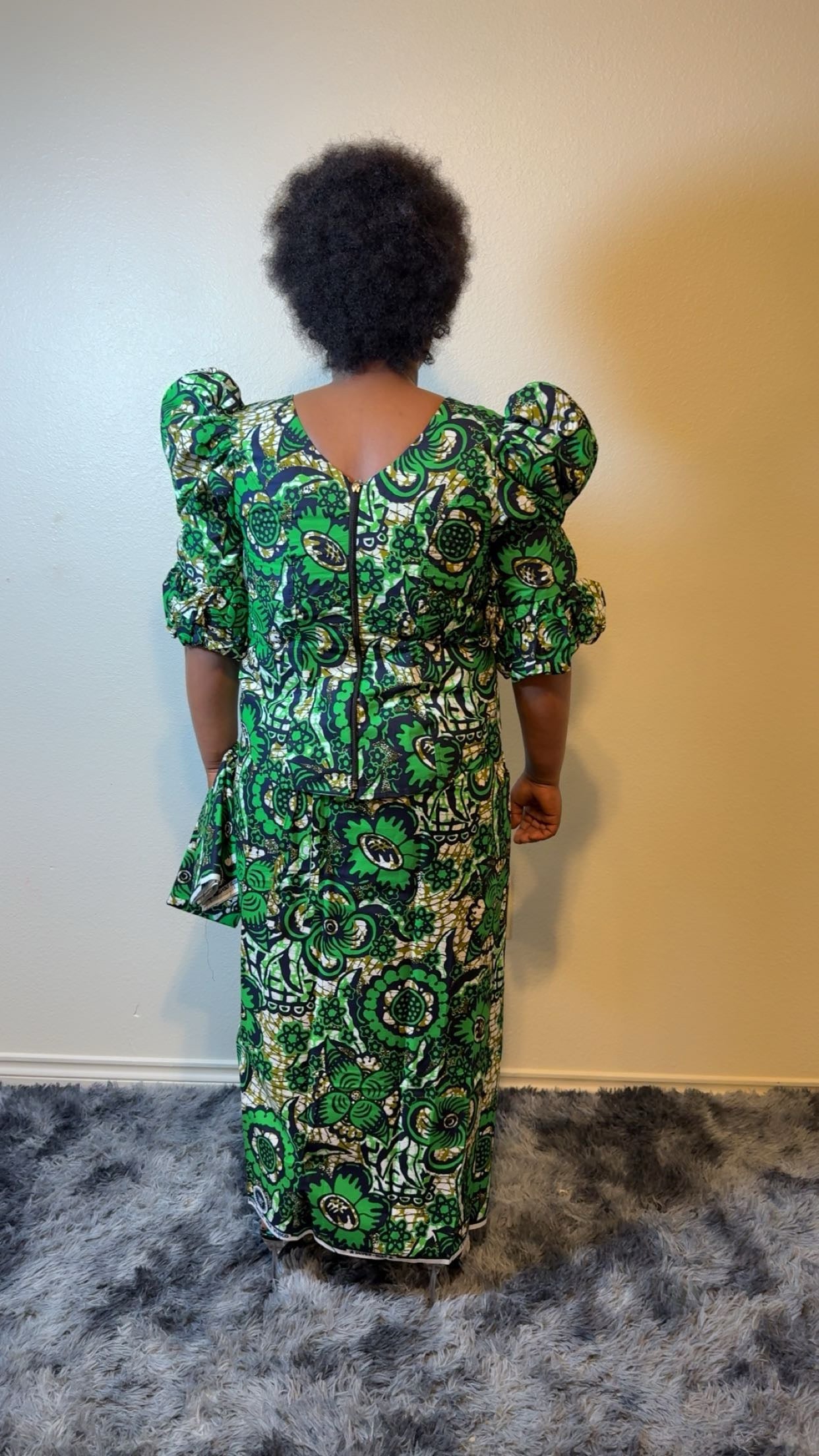 African Bubu – Green Garden Elegance
