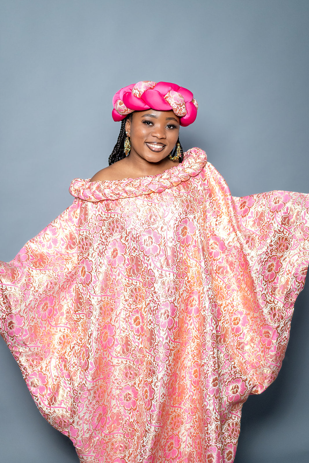 African Bubu – Royal Pink Blossom