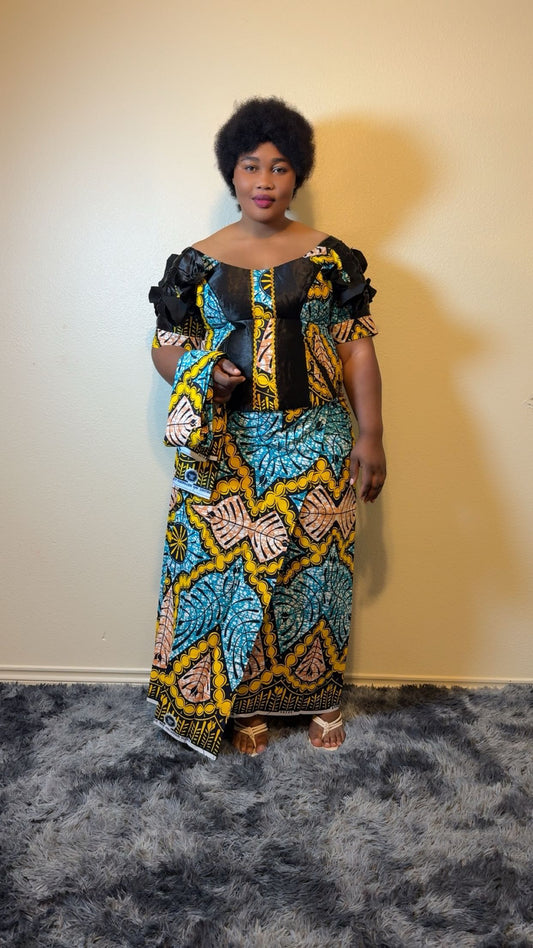 African Bubu – Ankara Royal Essence