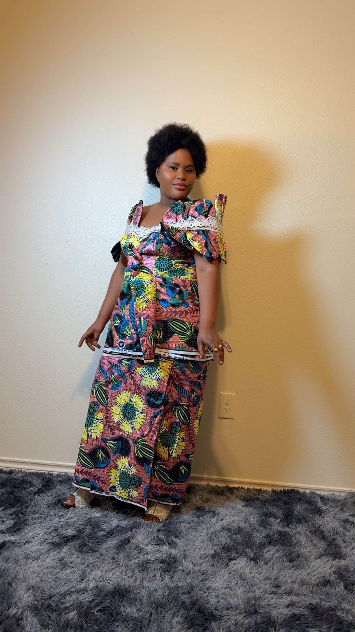 African Bubu – Sunshine Bloom Elegance