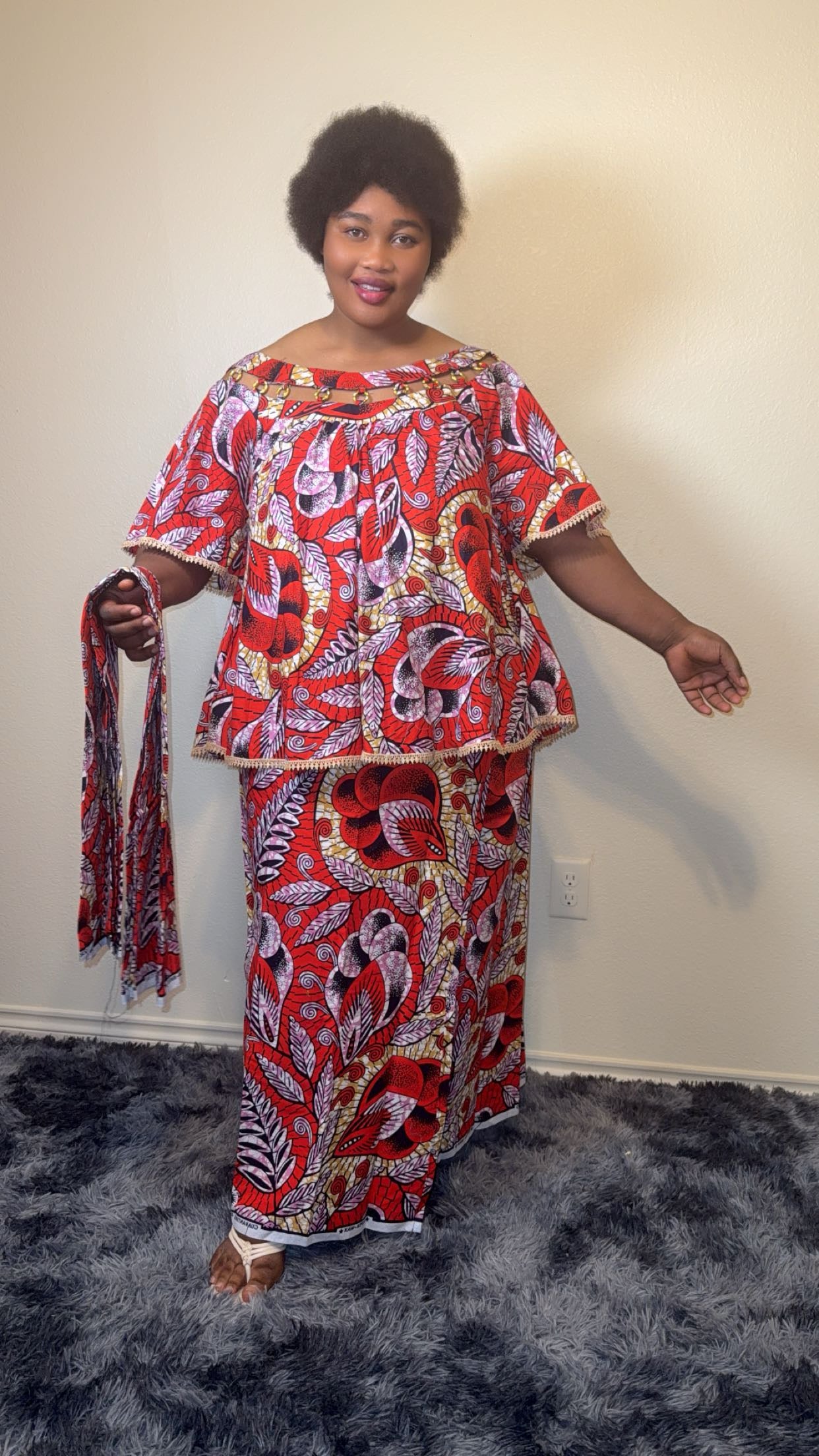 African Bubu – Ruby Leaf Radiance