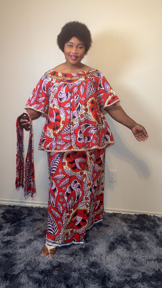 African Bubu – Ruby Leaf Radiance