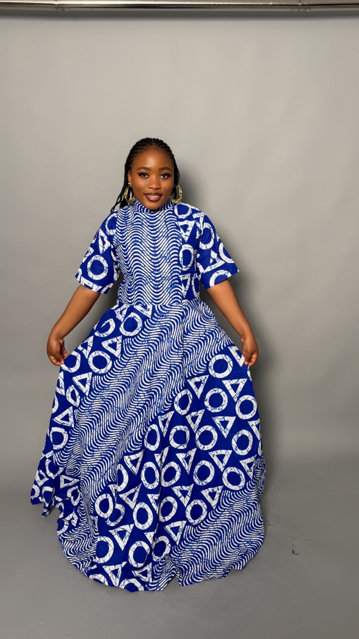 African Bubu – Ocean Blue Majesty