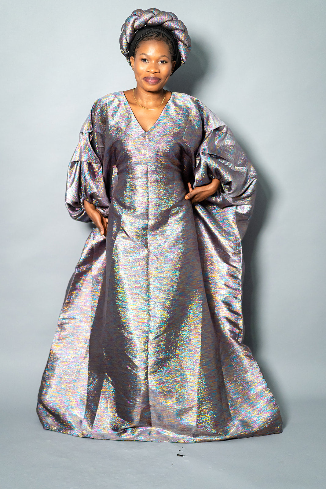 African Bubu – Silver Moonlight Grace