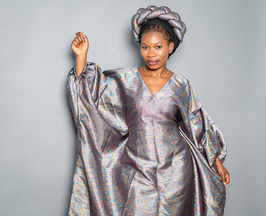 African Bubu – Silver Moonlight Grace