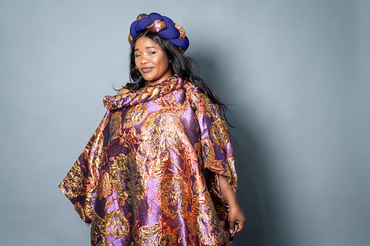 African Bubu – Royal Orchid Elegance