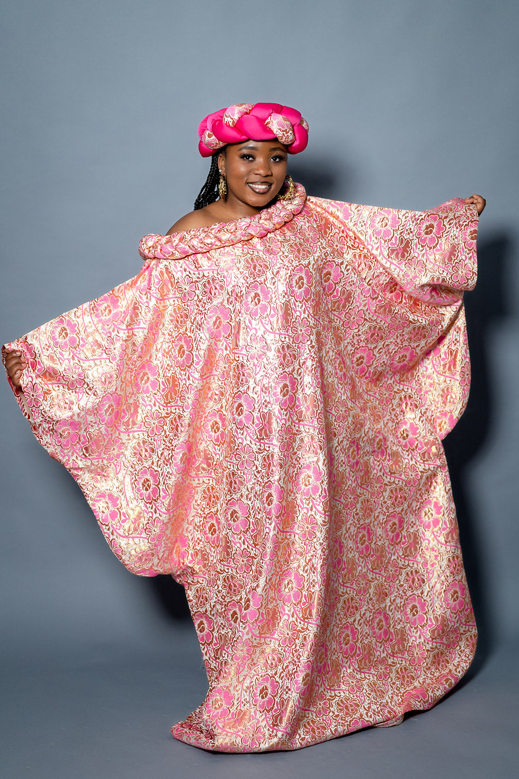 African Bubu – Royal Pink Blossom